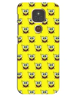 Чехол для Motorola MOTO E7 Plus с картинкой «Паттерн Губка Боб» Чехол для Motorola MOTO E7 Plus с картинкой «Паттерн Губка Боб»
