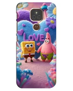 Чехол для Motorola MOTO E7 Plus с картинкой «Губка Боб Патрик» Чехол для Motorola MOTO E7 Plus с картинкой «Губка Боб Патрик»