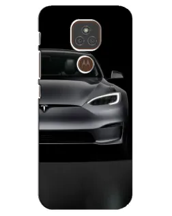 Чехол для Motorola MOTO E7 Plus с картинкой «Tesla Model S Look» Чехол для Motorola MOTO E7 Plus с картинкой «Tesla Model S Look»