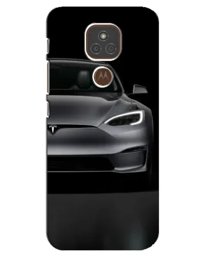 Чехол для Motorola MOTO E7 Plus с картинкой «Tesla Model S Look» Чехол для Motorola MOTO E7 Plus с картинкой «Tesla Model S Look»