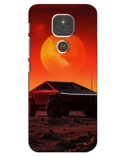 Чехол для Motorola MOTO E7 Plus с картинкой «Cybertruck на Марсе» Чехол для Motorola MOTO E7 Plus с картинкой «Cybertruck на Марсе»
