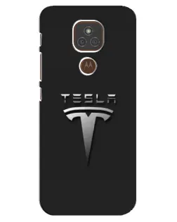 Чехол для Motorola MOTO E7 Plus с картинкой «Стальной логотип Tesla» Чехол для Motorola MOTO E7 Plus с картинкой «Стальной логотип Tesla»