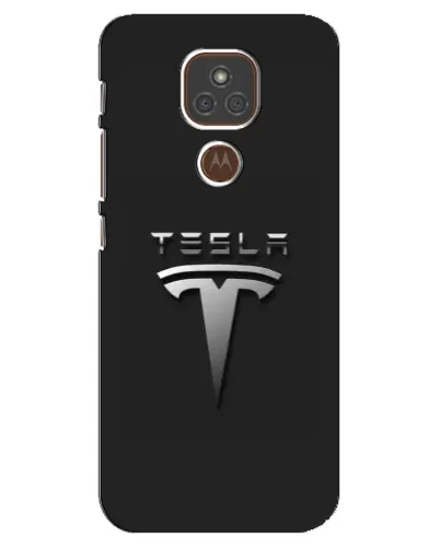 Чехол для Motorola MOTO E7 Plus с картинкой «Стальной логотип Tesla» Чехол для Motorola MOTO E7 Plus с картинкой «Стальной логотип Tesla»
