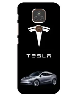 Чехол для Motorola MOTO E7 Plus с картинкой «Tesla Model Y» Чехол для Motorola MOTO E7 Plus с картинкой «Tesla Model Y»