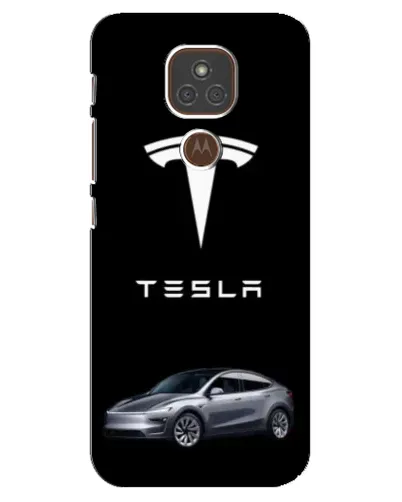 Чехол для Motorola MOTO E7 Plus с картинкой «Tesla Model Y» Чехол для Motorola MOTO E7 Plus с картинкой «Tesla Model Y»