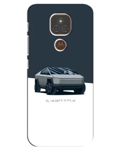 Чехол для Motorola MOTO E7 Plus с картинкой «Серебристый Cybertruck Tesla» Чехол для Motorola MOTO E7 Plus с картинкой «Серебристый Cybertruck Tesla»