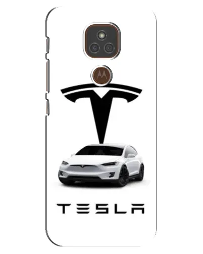 Чехол для Motorola MOTO E7 Plus с картинкой «Tesla White Style» Чехол для Motorola MOTO E7 Plus с картинкой «Tesla White Style»