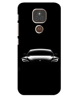 Чехол для Motorola MOTO E7 Plus с картинкой «Фары Tesla Night» Чехол для Motorola MOTO E7 Plus с картинкой «Фары Tesla Night»