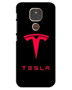 Чехол для Motorola MOTO E7 Plus с картинкой «Tesla Red Logo» Чехол для Motorola MOTO E7 Plus с картинкой «Tesla Red Logo»