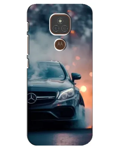Чехол для Motorola MOTO E7 Plus с картинкой «Mercedes — ночной город» Чехол для Motorola MOTO E7 Plus с картинкой «Mercedes — ночной город»