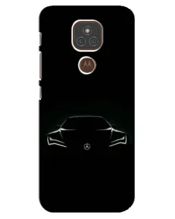 Чехол для Motorola MOTO E7 Plus с картинкой «Mercedes — силуэт авто» Чехол для Motorola MOTO E7 Plus с картинкой «Mercedes — силуэт авто»