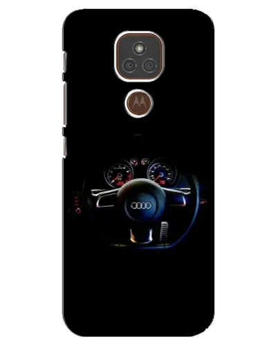 Чехол для Motorola MOTO E7 Plus с картинкой «Салон Audi — руль» Чехол для Motorola MOTO E7 Plus с картинкой «Салон Audi — руль»