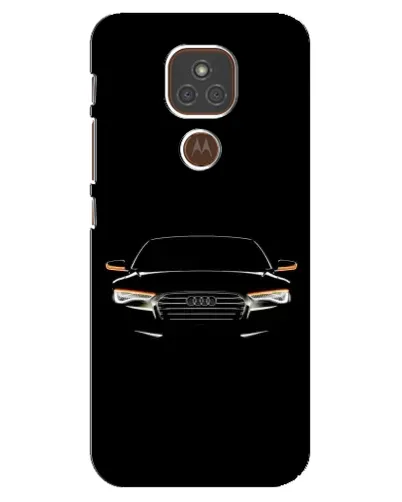 Чехол для Motorola MOTO E7 Plus с картинкой «Audi — ночной контур» Чехол для Motorola MOTO E7 Plus с картинкой «Audi — ночной контур»