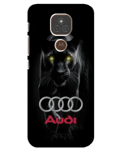 Чехол для Motorola MOTO E7 Plus с картинкой «Пантера и Audi» Чехол для Motorola MOTO E7 Plus с картинкой «Пантера и Audi»