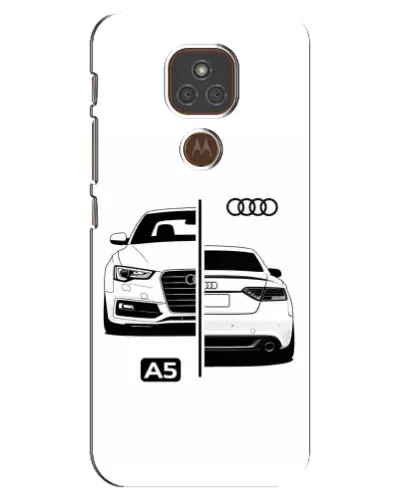 Чехол для Motorola MOTO E7 Plus с картинкой «Audi — контрастный дизайн» Чехол для Motorola MOTO E7 Plus с картинкой «Audi — контрастный дизайн»