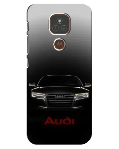 Чехол для Motorola MOTO E7 Plus с картинкой «Audi — градиентный контур» Чехол для Motorola MOTO E7 Plus с картинкой «Audi — градиентный контур»
