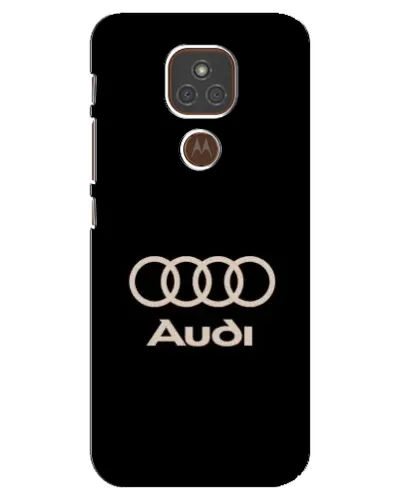 Чехол для Motorola MOTO E7 Plus с картинкой «Audi — золотой логотип» Чехол для Motorola MOTO E7 Plus с картинкой «Audi — золотой логотип»