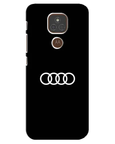 Чехол для Motorola MOTO E7 Plus с картинкой «Audi White Logo» Чехол для Motorola MOTO E7 Plus с картинкой «Audi White Logo»