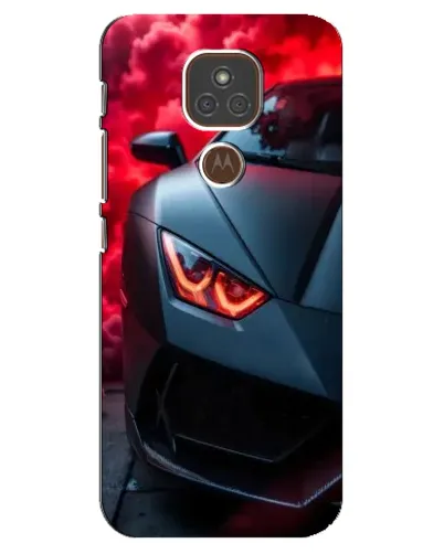 Чехол для Motorola MOTO E7 Plus с картинкой «Lamborghini красное сияние» Чехол для Motorola MOTO E7 Plus с картинкой «Lamborghini красное сияние»