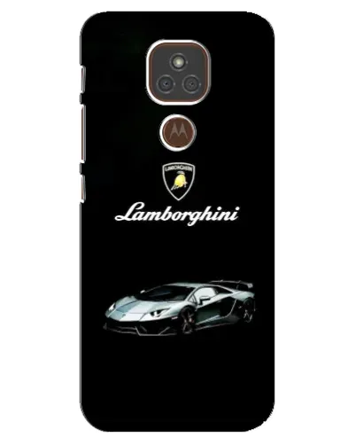 Чехол для Motorola MOTO E7 Plus с картинкой «Логотип Lamborghini классика» Чехол для Motorola MOTO E7 Plus с картинкой «Логотип Lamborghini классика»