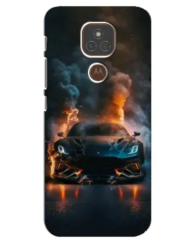 Чехол для Motorola MOTO E7 Plus с картинкой «Lamborghini дымная эстетика» Чехол для Motorola MOTO E7 Plus с картинкой «Lamborghini дымная эстетика»