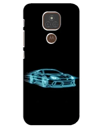 Чехол для Motorola MOTO E7 Plus с картинкой «Неоновый контур Lamborghini» Чехол для Motorola MOTO E7 Plus с картинкой «Неоновый контур Lamborghini»