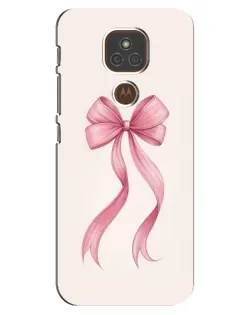 Чехол для Motorola MOTO E7 Plus с картинкой «Розовый бант» Чехол для Motorola MOTO E7 Plus с картинкой «Розовый бант»