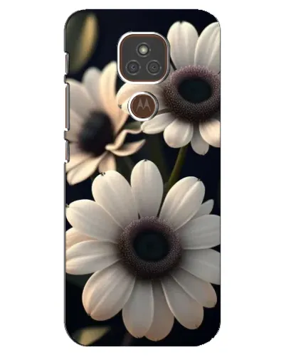 Чехол для Motorola MOTO E7 Plus с картинкой «Белые маргаритки макро» Чехол для Motorola MOTO E7 Plus с картинкой «Белые маргаритки макро»