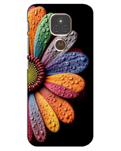 Чехол для Motorola MOTO E7 Plus с картинкой «Радужный цветок» Чехол для Motorola MOTO E7 Plus с картинкой «Радужный цветок»
