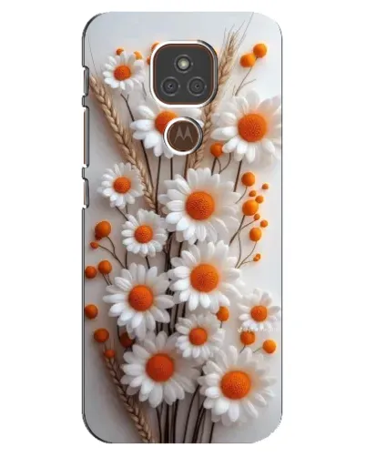 Чехол для Motorola MOTO E7 Plus с картинкой «Белые сухоцветы» Чехол для Motorola MOTO E7 Plus с картинкой «Белые сухоцветы»