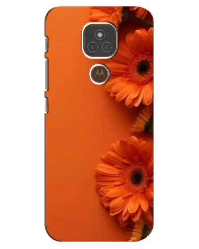 Чехол для Motorola MOTO E7 Plus с картинкой «Оранжевые герберы» Чехол для Motorola MOTO E7 Plus с картинкой «Оранжевые герберы»