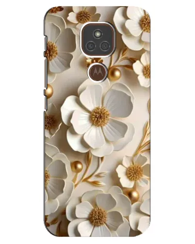 Чехол для Motorola MOTO E7 Plus с картинкой «Белие бумажние цвети» Чехол для Motorola MOTO E7 Plus с картинкой «Белие бумажние цвети»