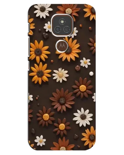 Чехол для Motorola MOTO E7 Plus с картинкой «Узор из маленьких подсолнухов» Чехол для Motorola MOTO E7 Plus с картинкой «Узор из маленьких подсолнухов»