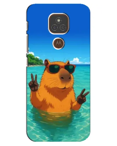 Чехол для Motorola MOTO E7 Plus с картинкой «Морская капибара» Чехол для Motorola MOTO E7 Plus с картинкой «Морская капибара»
