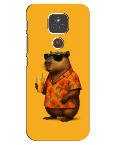 Чехол для Motorola MOTO E7 Plus с картинкой «Капибара на отдыхе» Чехол для Motorola MOTO E7 Plus с картинкой «Капибара на отдыхе»