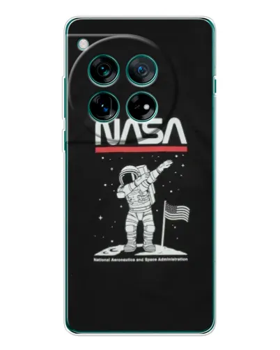 Чехол для Motorola Moto G Max с картинкой «NASA — шагаем по Луне»