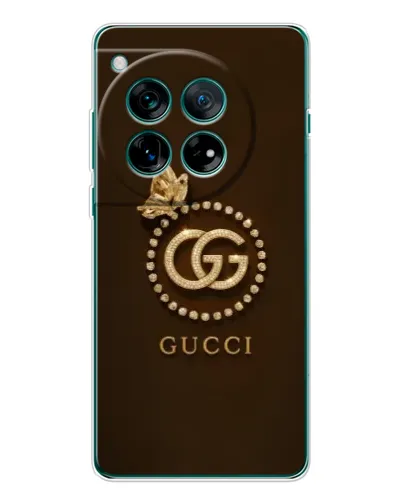 Чехол для Motorola Moto G Max с картинкой «Gucci — золотая бабочка»