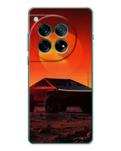 Чехол для Motorola Moto G Max с картинкой «Cybertruck на Марсе»