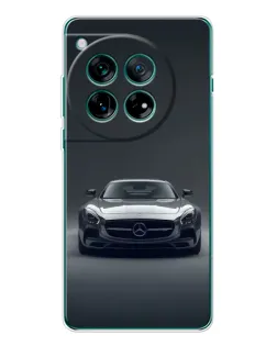 Чехол для Motorola Moto G Max с картинкой «Mercedes на черном»