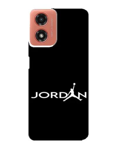 Чехол для Motorola MOTO G04 с картинкой «Jordan White Logo» Чехол для Motorola MOTO G04 с картинкой «Jordan White Logo»