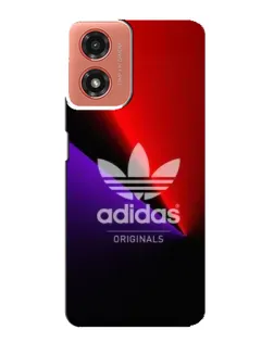 Чехол для Motorola MOTO G04 с картинкой «Adidas Red Neon»
