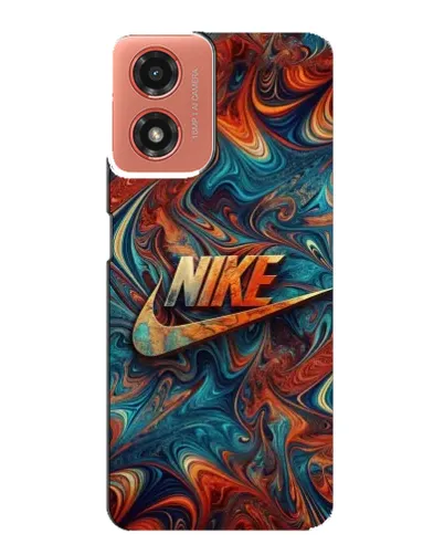 Чехол для Motorola MOTO G04 с картинкой «Nike в абстракции» Чехол для Motorola MOTO G04 с картинкой «Nike в абстракции»