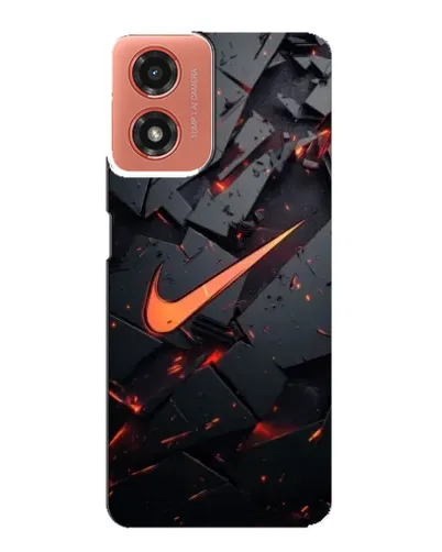 Чехол для Motorola MOTO G04 с картинкой «Nike — эффект разломов» Чехол для Motorola MOTO G04 с картинкой «Nike — эффект разломов»
