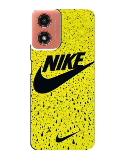 Чехол для Motorola MOTO G04 с картинкой «Желтый текстурный Nike» Чехол для Motorola MOTO G04 с картинкой «Желтый текстурный Nike»