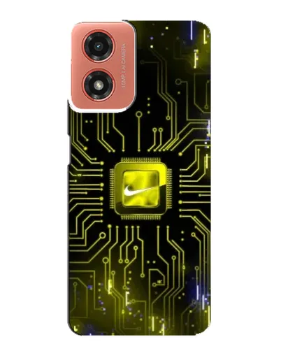 Чехол для Motorola MOTO G04 с картинкой «Nike — золотая искра» Чехол для Motorola MOTO G04 с картинкой «Nike — золотая искра»