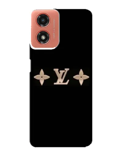 Чехол для Motorola MOTO G04 с картинкой «Louis Vuitton — минимализм»