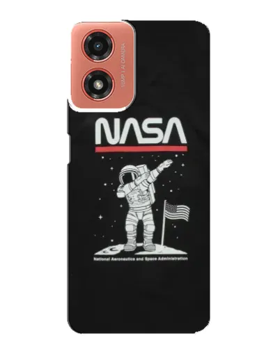 Чехол для Motorola MOTO G04 с картинкой «NASA — шагаем по Луне» Чехол для Motorola MOTO G04 с картинкой «NASA — шагаем по Луне»