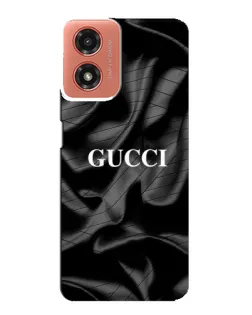 Чехол для Motorola MOTO G04 с картинкой «Gucci — шелковые волны»