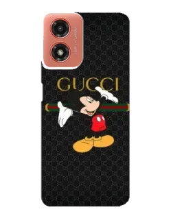 Чехол для Motorola MOTO G04 с картинкой «Микки Маус Gucci» Чехол для Motorola MOTO G04 с картинкой «Микки Маус Gucci»