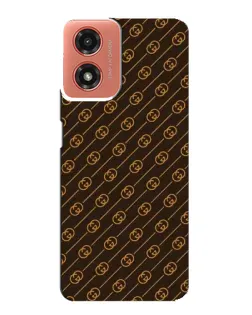 Чехол для Motorola MOTO G04 с картинкой «Gucci — золотые диагонали» Чехол для Motorola MOTO G04 с картинкой «Gucci — золотые диагонали»